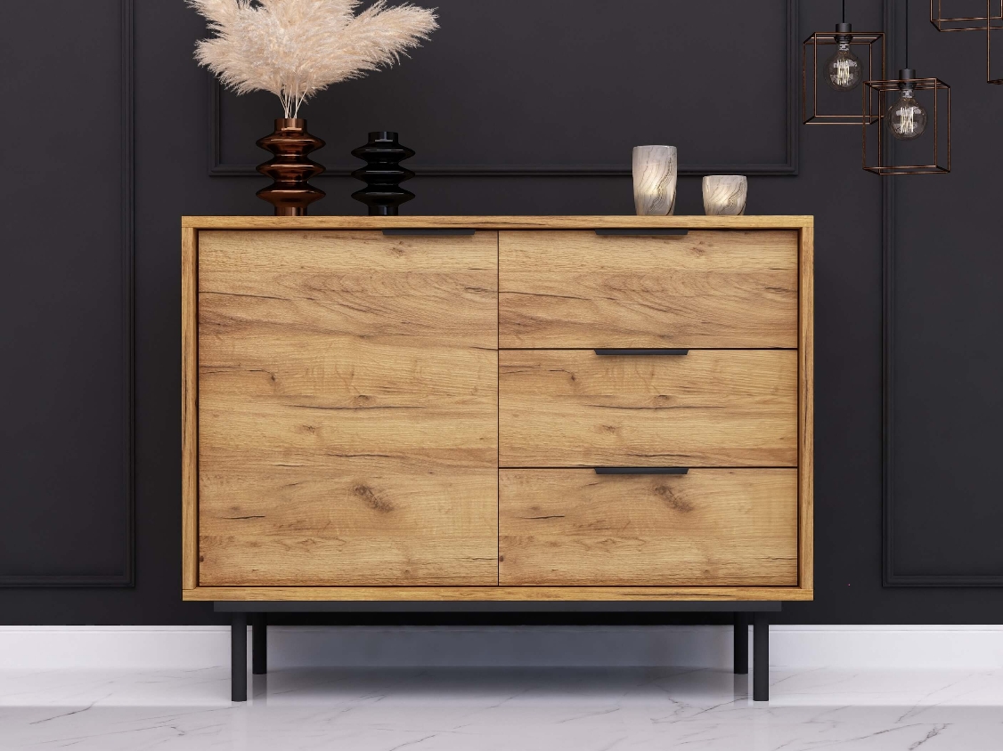 Commode Cala 104cm Chêne