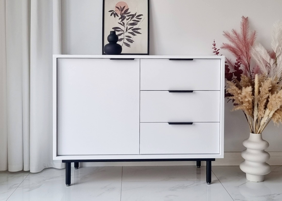 Commode Cala 104cm Blanc
