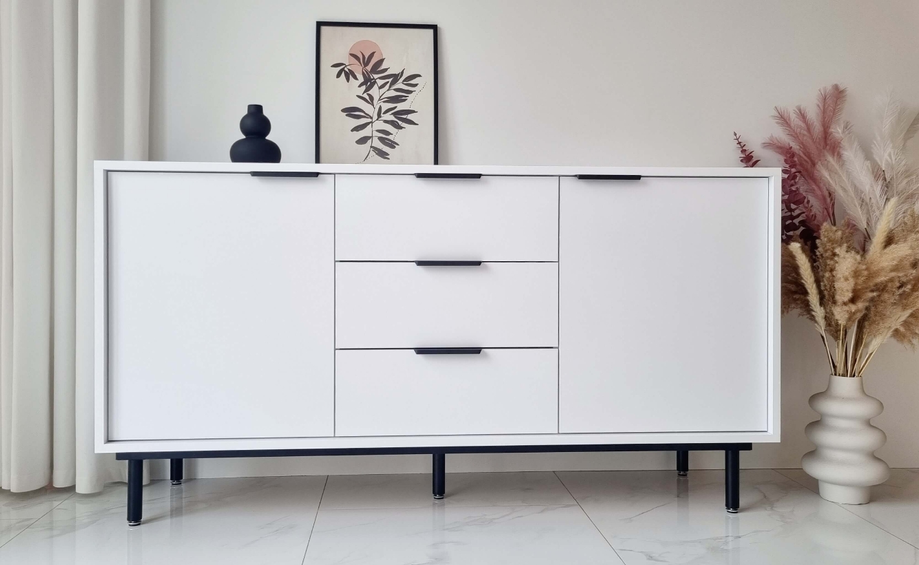 Commode Cala 154cm Blanc
