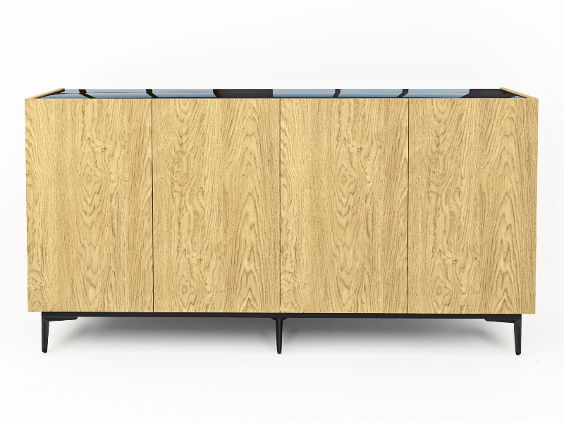 Commode Pari 180cm Chêne naturel