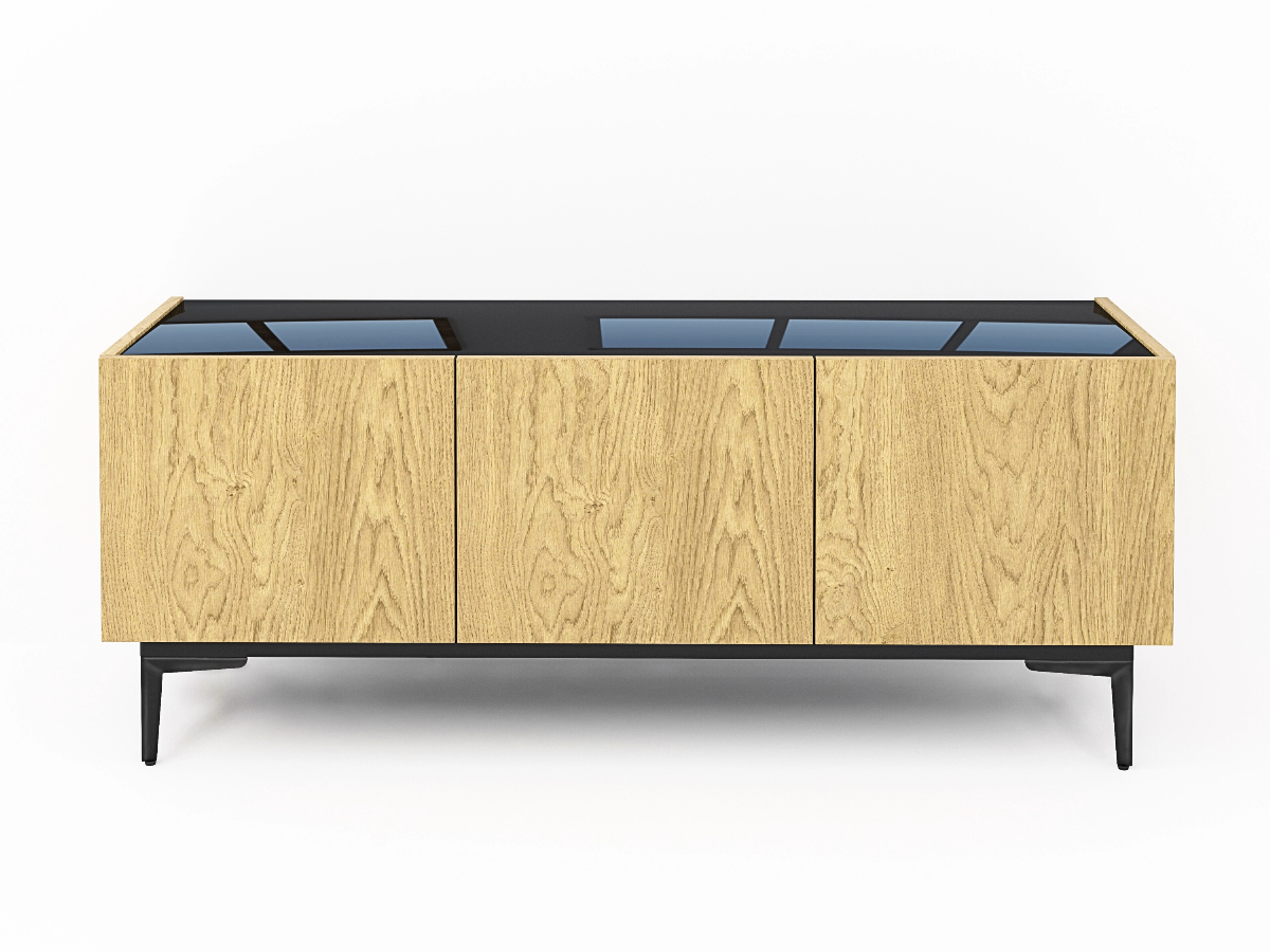 Meuble TV Pari 135cm Chêne naturel